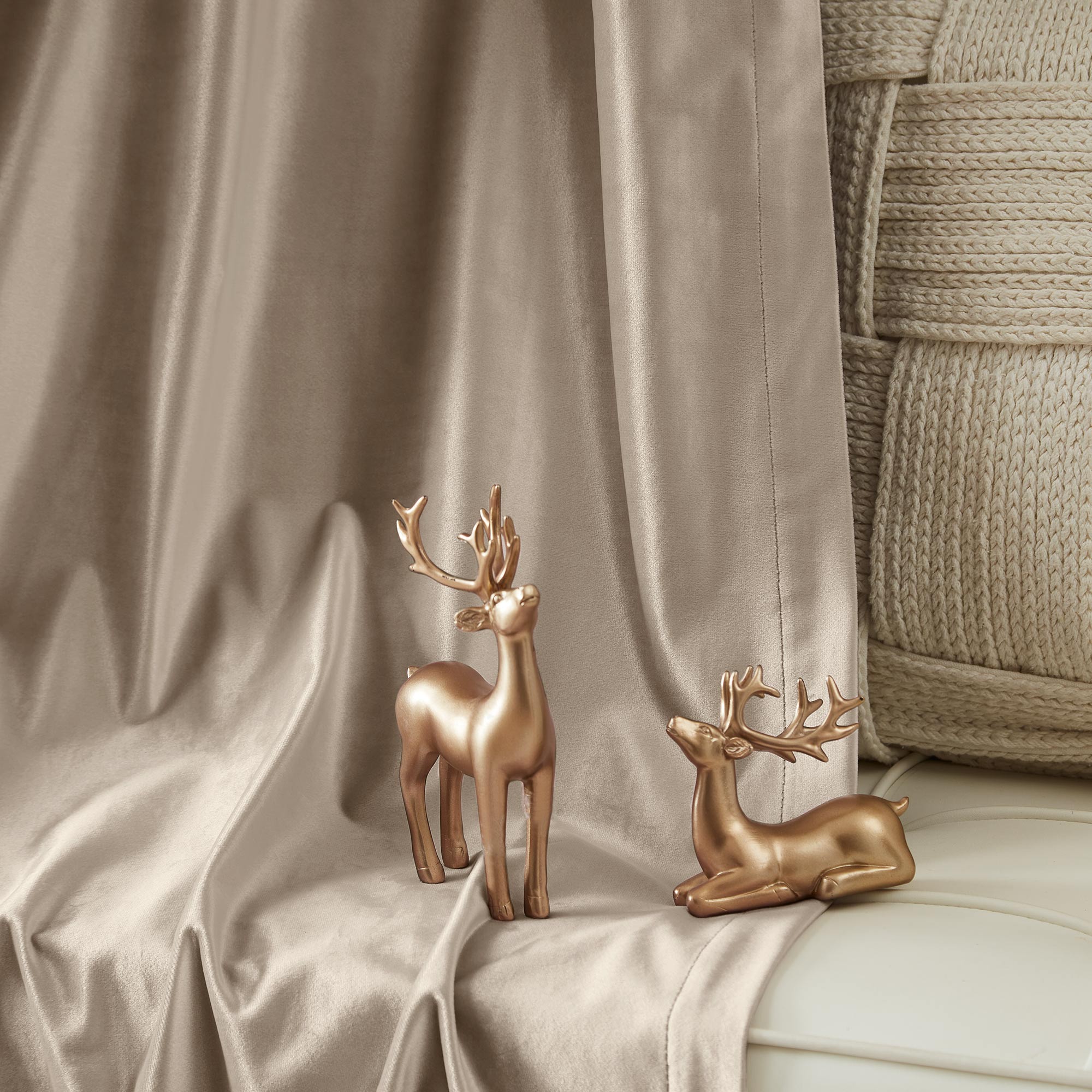 Custom Crystal Velvet Curtains | Luxury Thermal Insulated Drapes