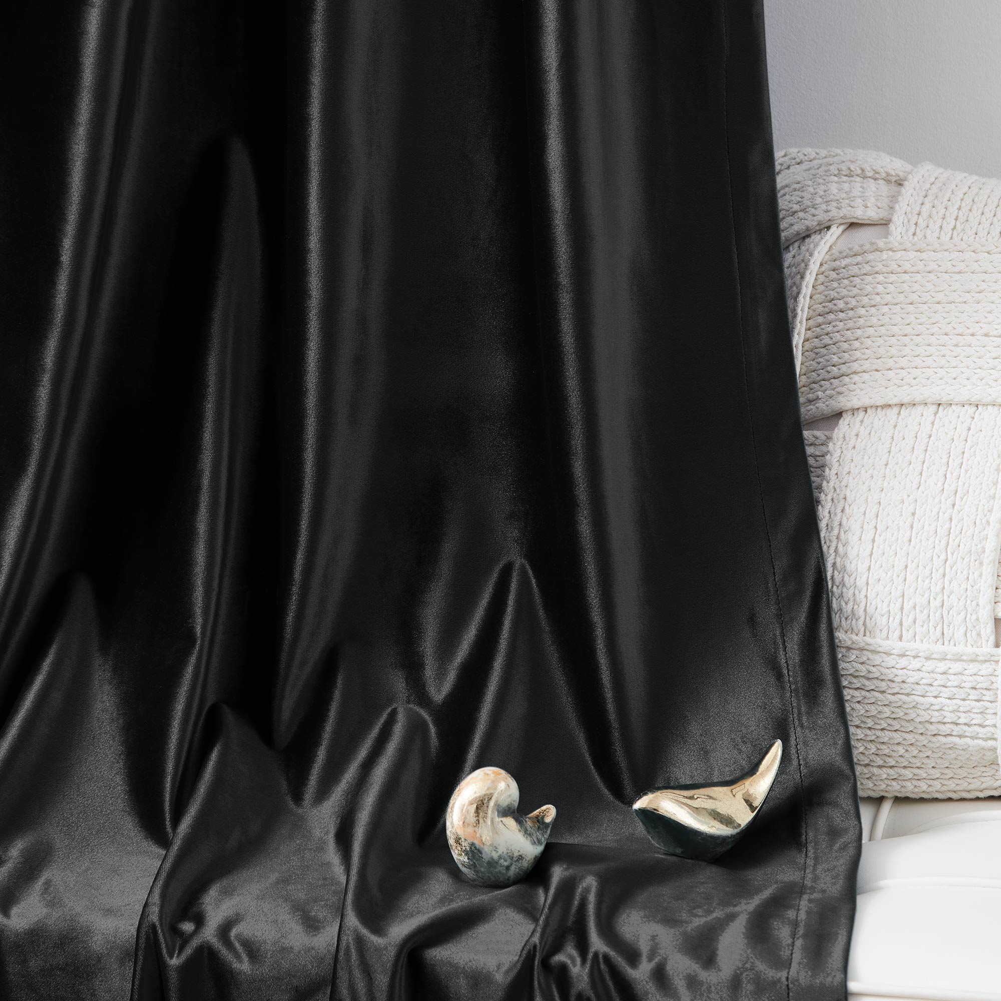 Custom Crystal Velvet Curtains | Luxury Thermal Insulated Drapes