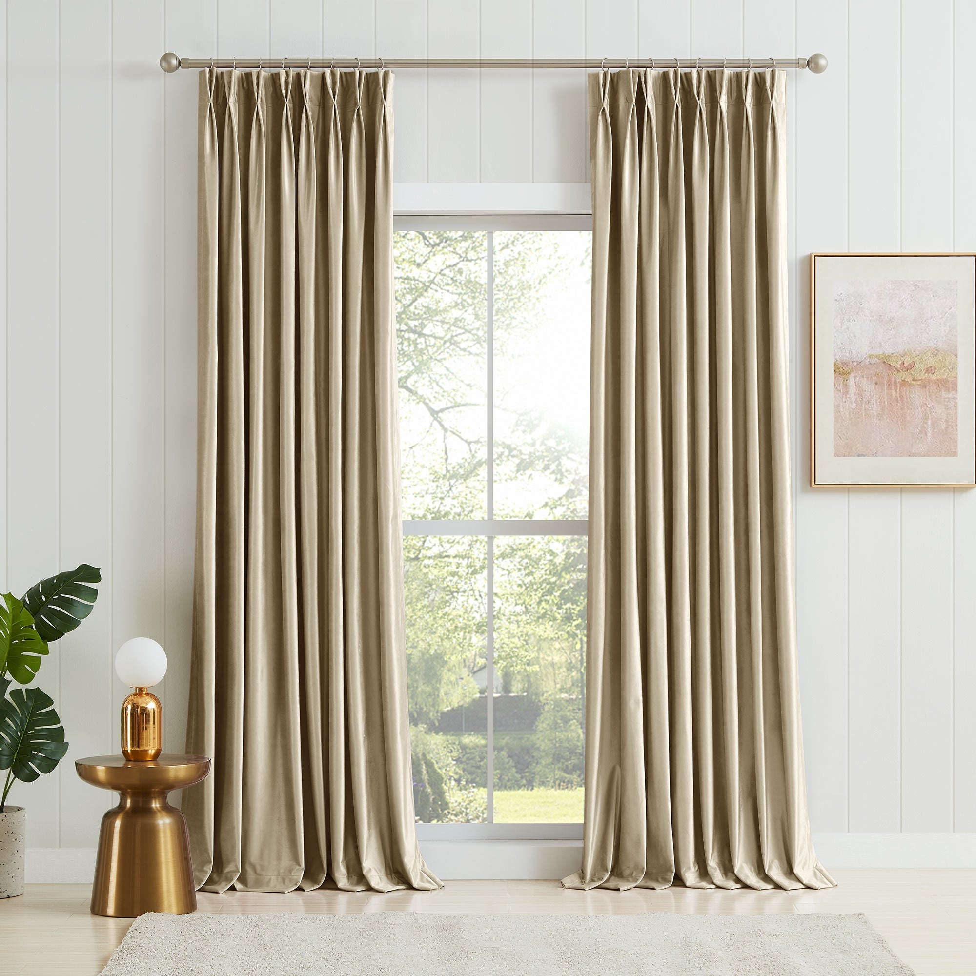 Custom Crystal Velvet Curtains | Luxury Thermal Insulated Drapes