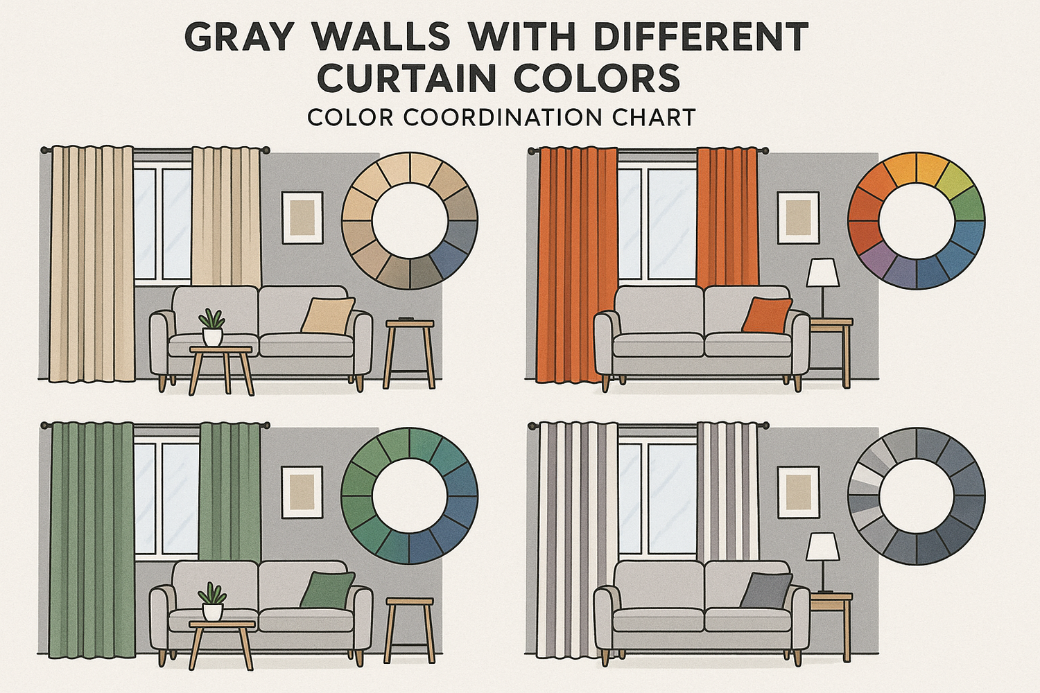 What Color Curtains Go With Gray Walls: The Complete Designer's Guide