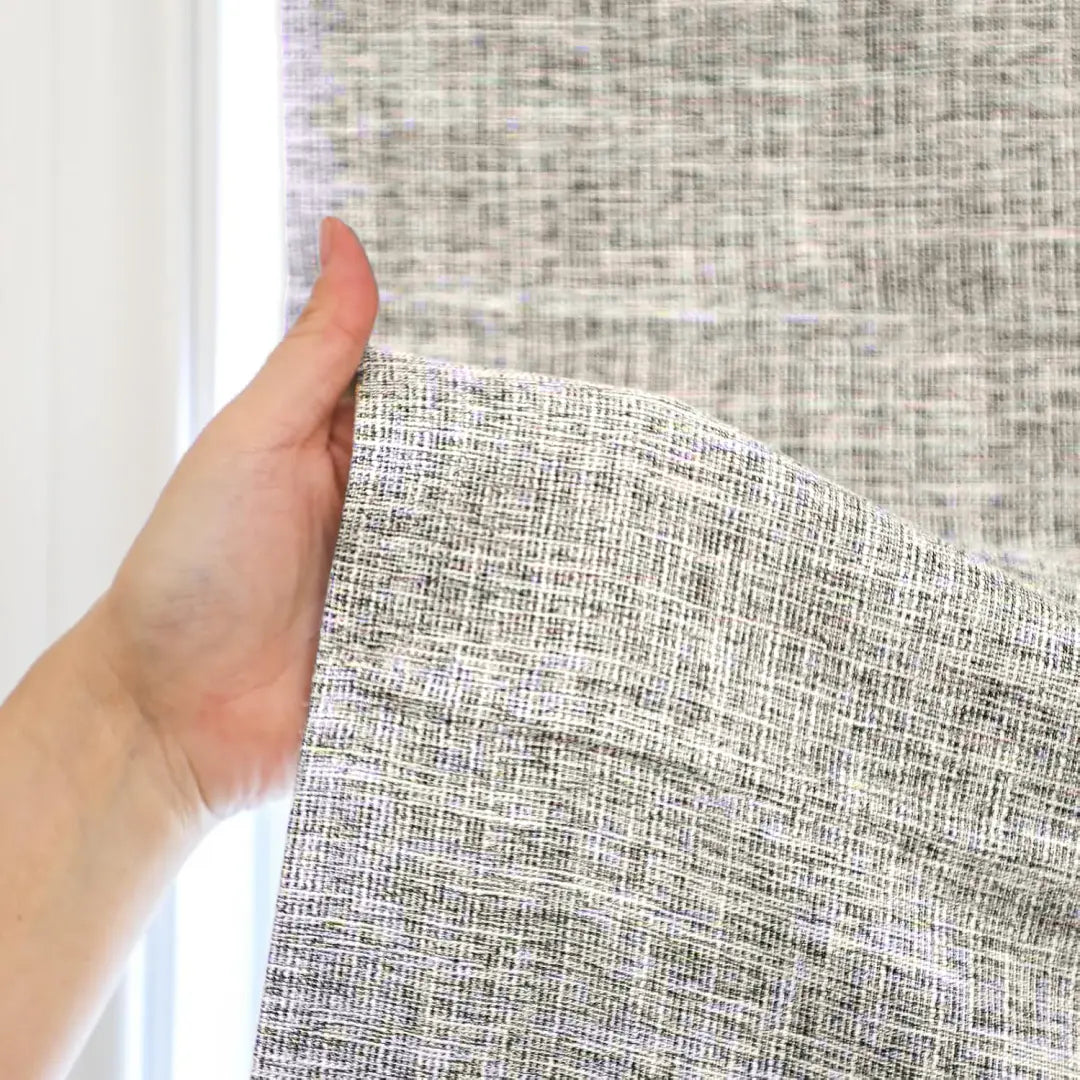 Custom 100% Blackout  NanoBamboo Linen Roman Shades