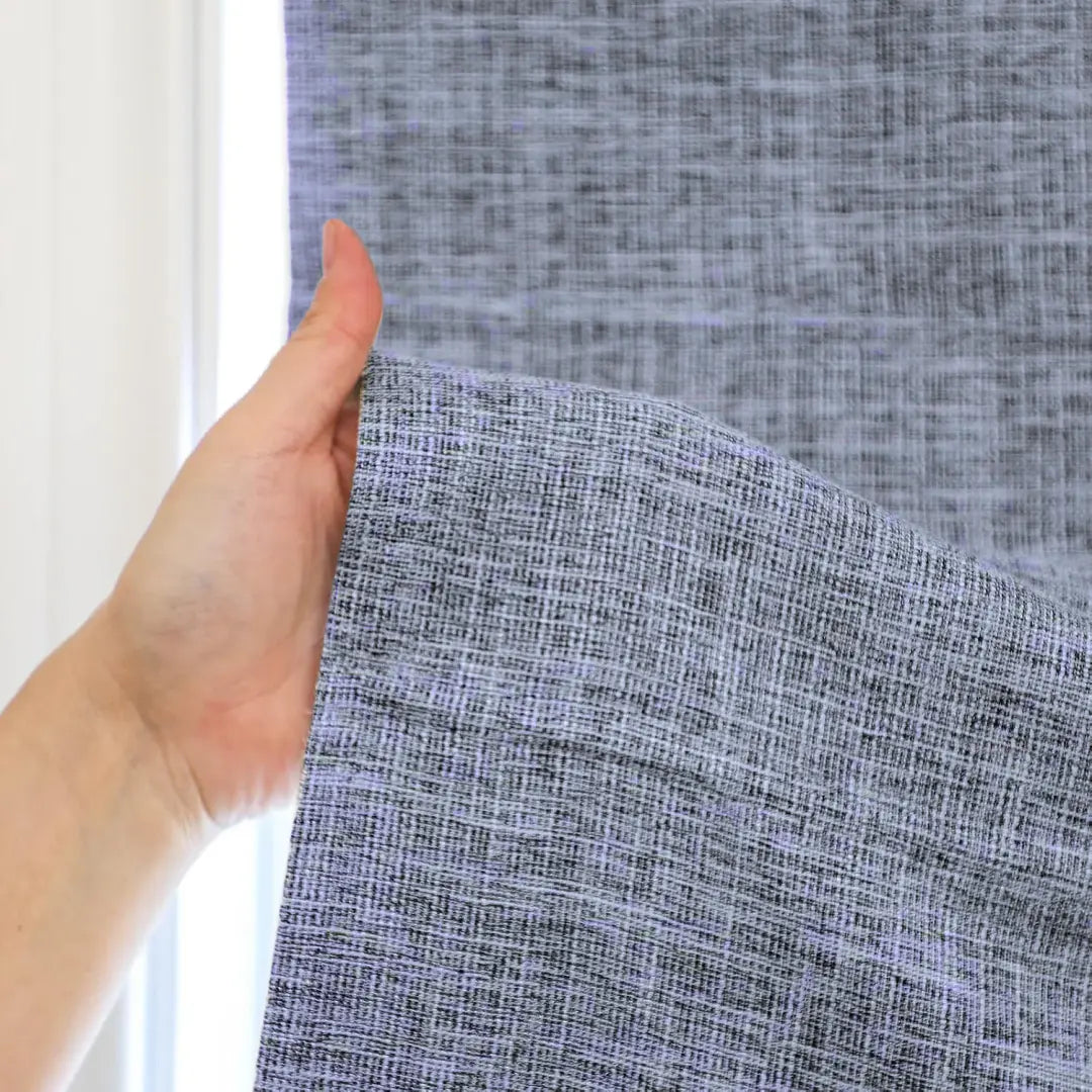 Custom 100% Blackout  NanoBamboo Linen Roman Shades