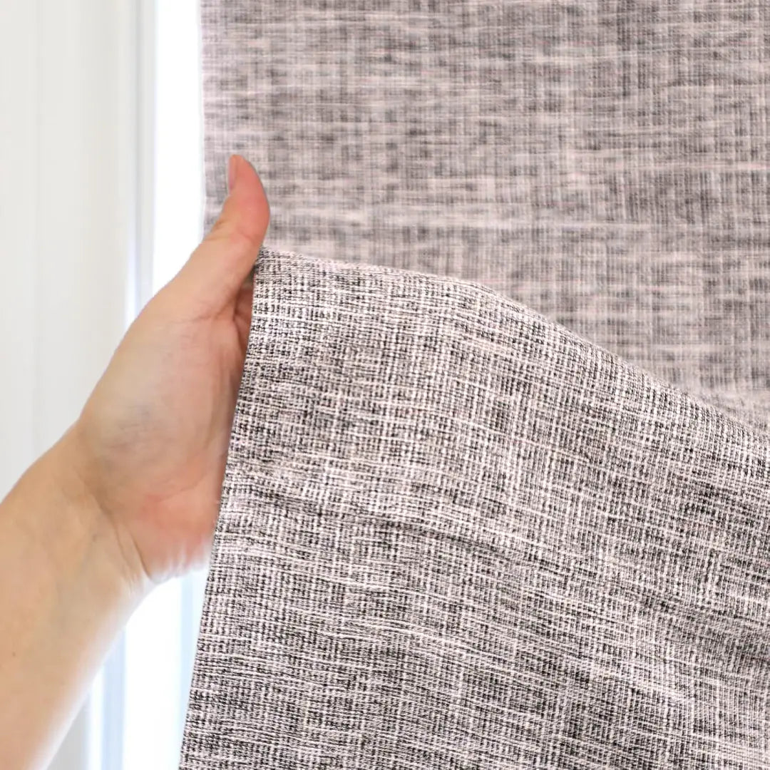 Custom 100% Blackout  NanoBamboo Linen Roman Shades