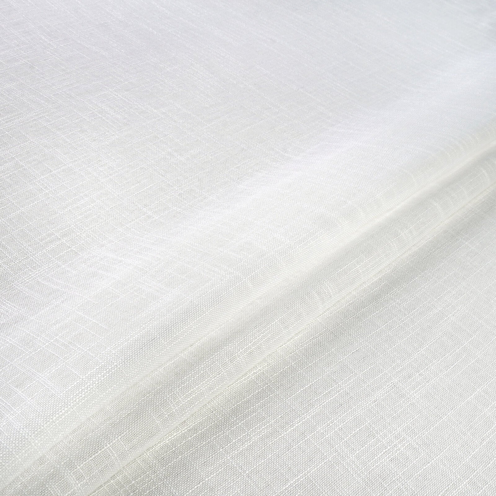 Custom Linen Semi-Sheer Tulle curtains | Embossed White Pleated Drapes for Spring Decor