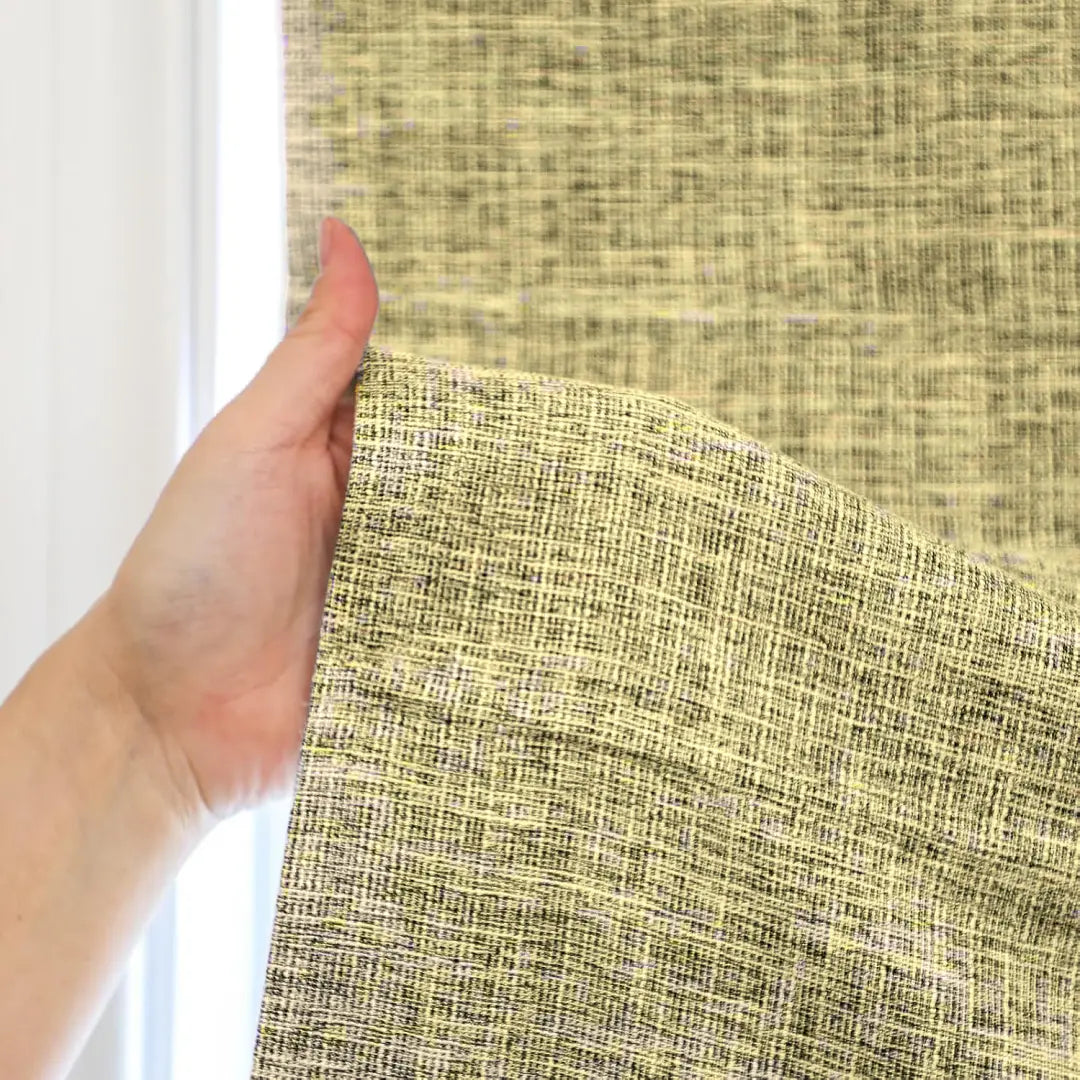 Custom 100% Blackout  NanoBamboo Linen Roman Shades