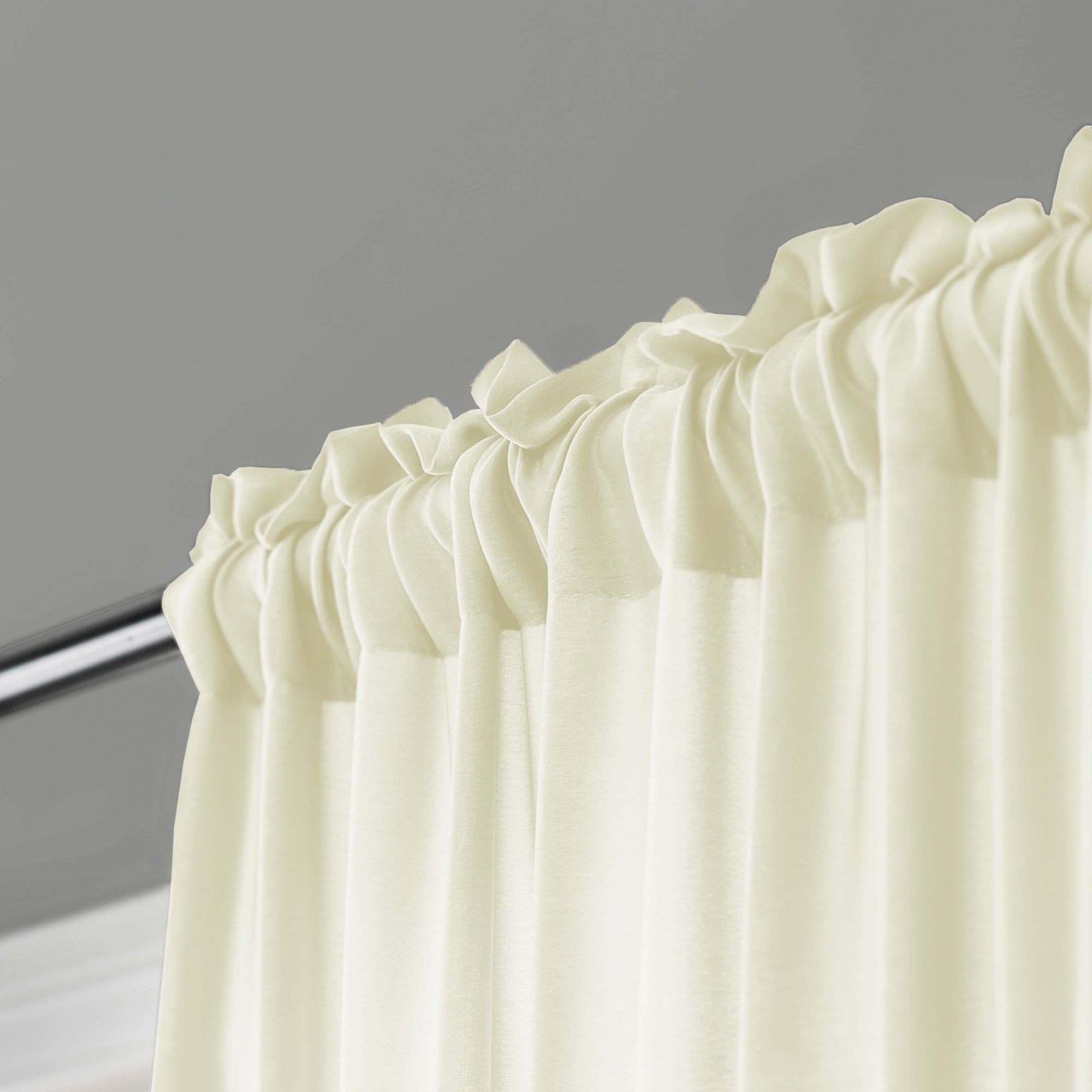Custom Velvety Semi Sheer Curtains