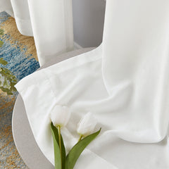Custom Velvety Semi Sheer Curtains