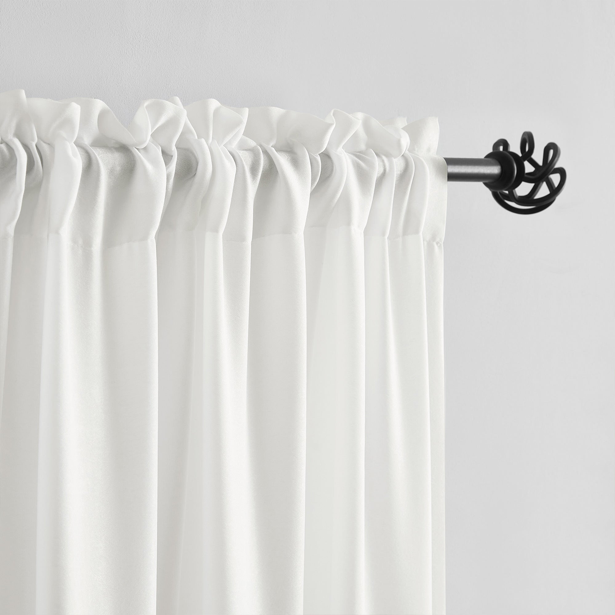 Custom Velvety Semi Sheer Curtains