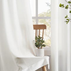 Custom Velvety Semi Sheer Curtains