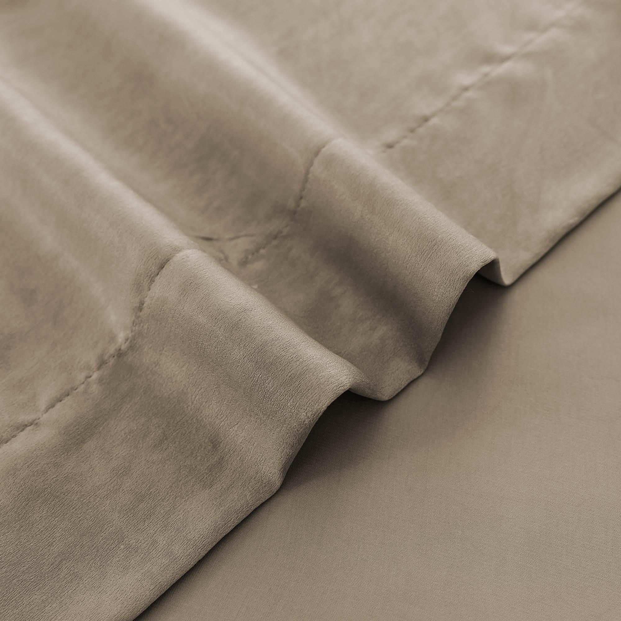Custom Velvety Semi Sheer Curtains