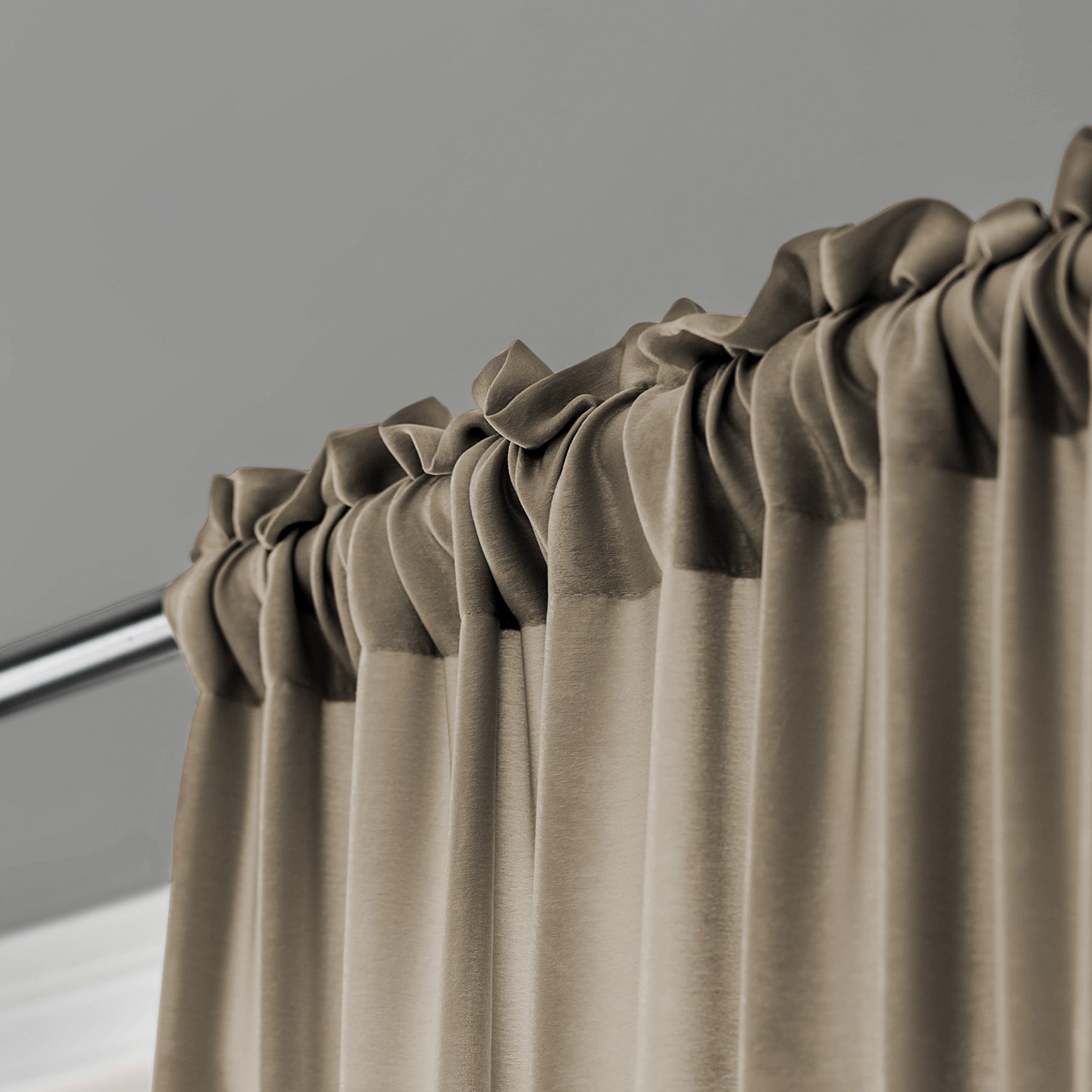 Custom Velvety Semi Sheer Curtains