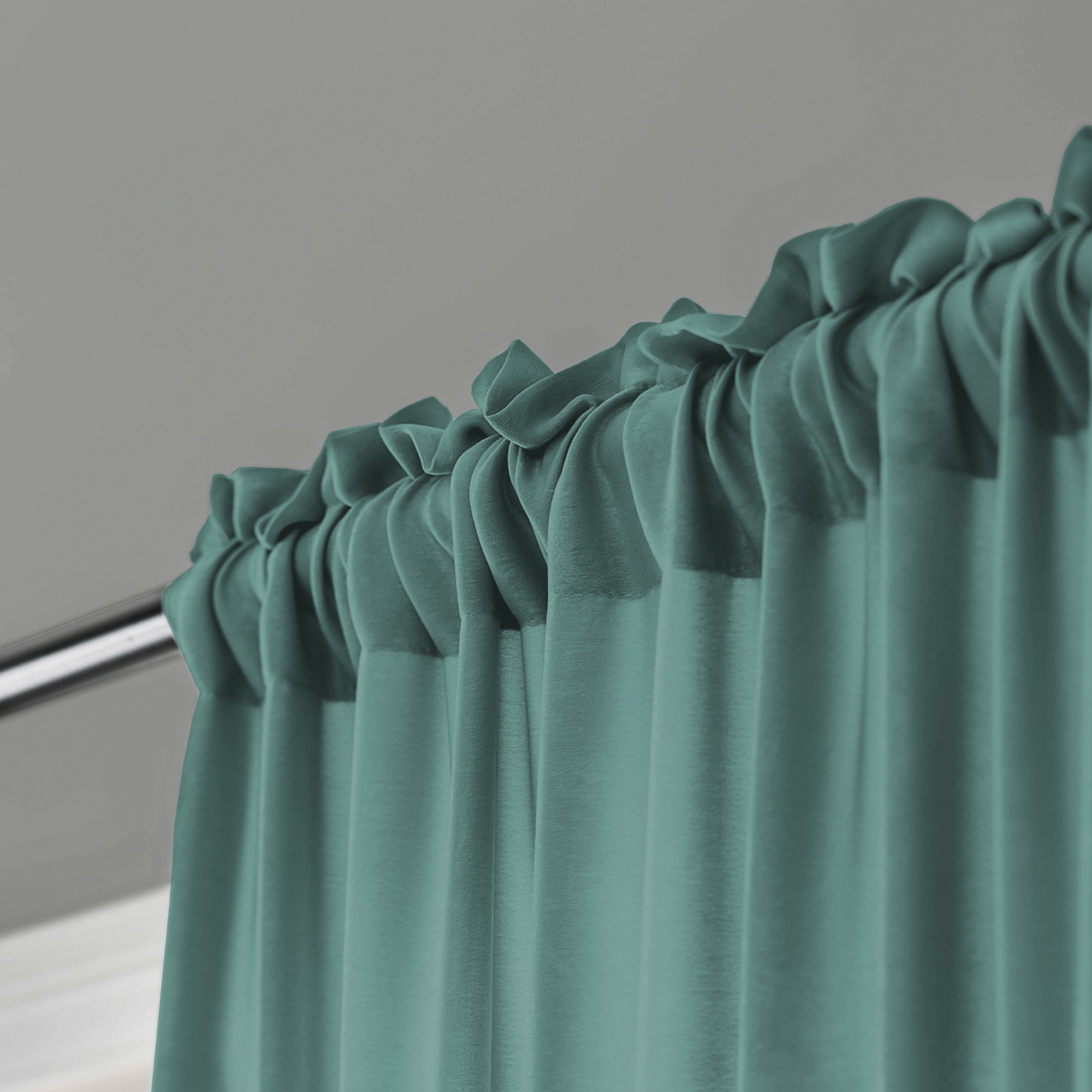 Custom Velvety Semi Sheer Curtains