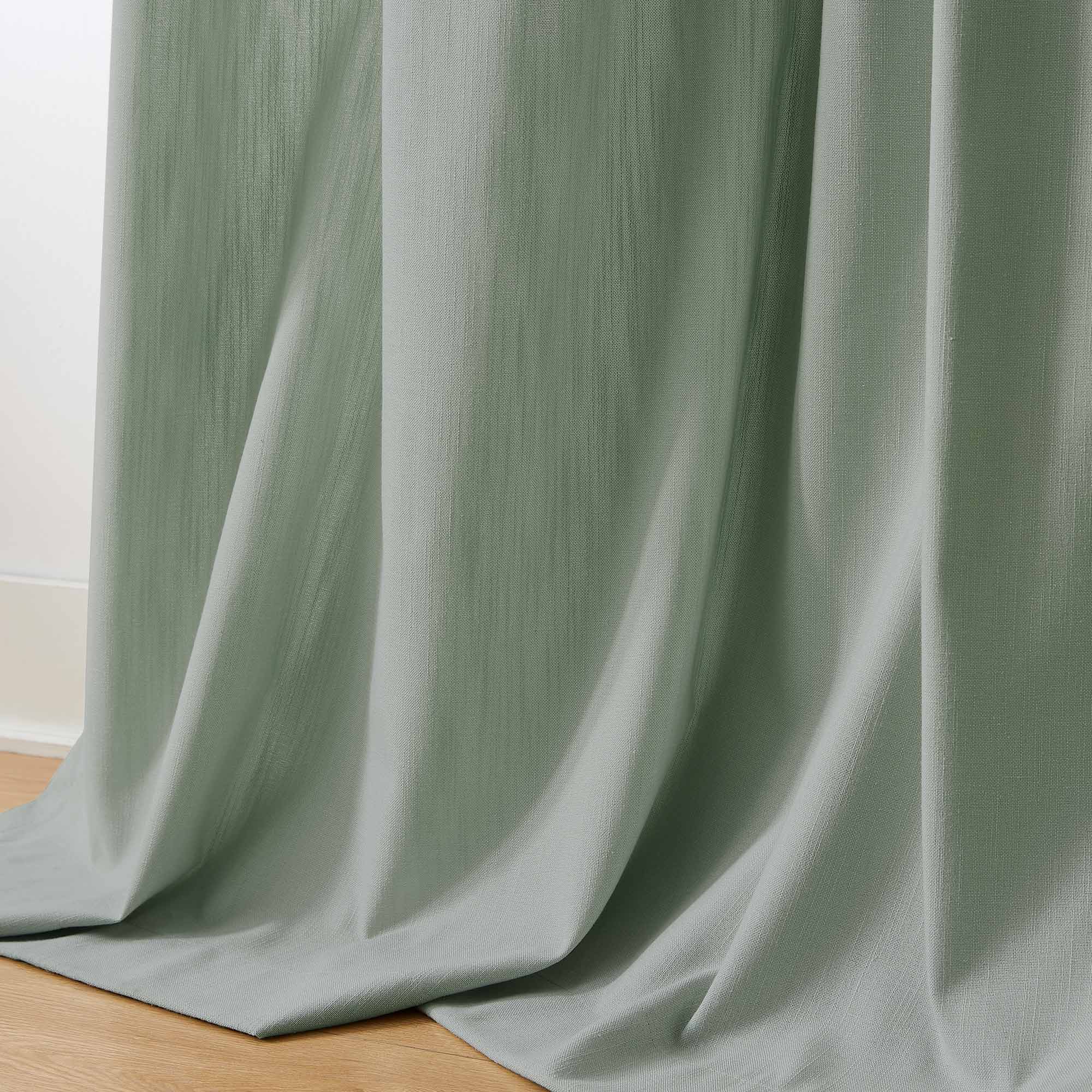 Amelia Solid Texture Cotton Curtains | Subtle Elegance & Light Filtering