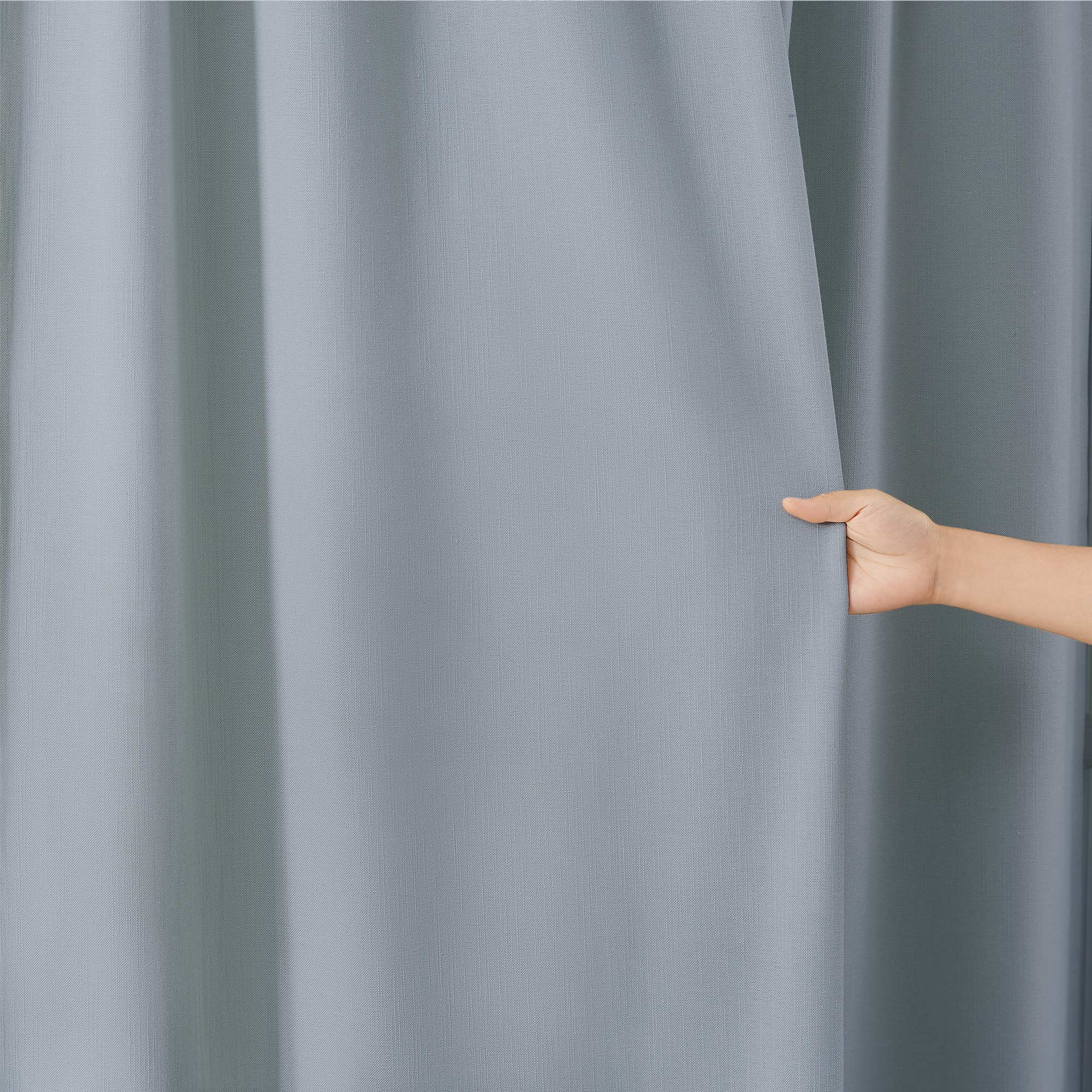 Amelia Solid Texture Cotton Curtains | Subtle Elegance & Light Filtering