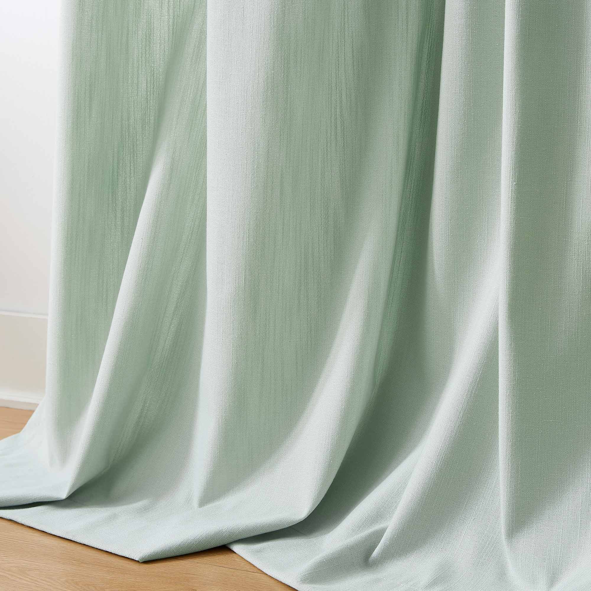 Amelia Solid Texture Cotton Curtains | Subtle Elegance & Light Filtering