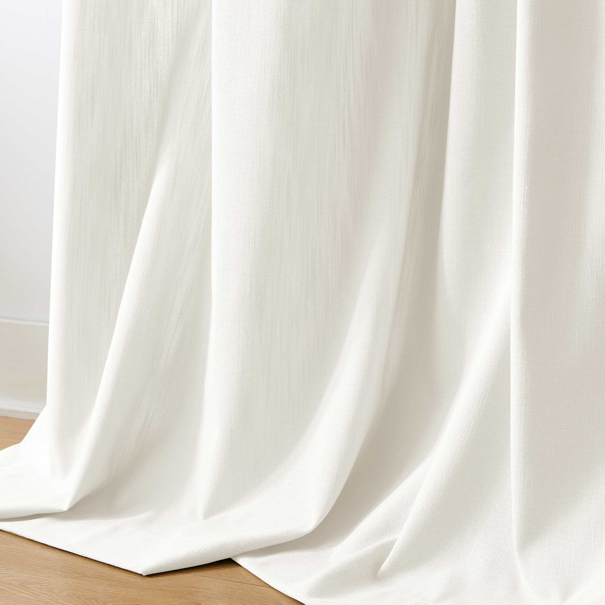Amelia Solid Texture Cotton Curtains | Subtle Elegance & Light Filtering