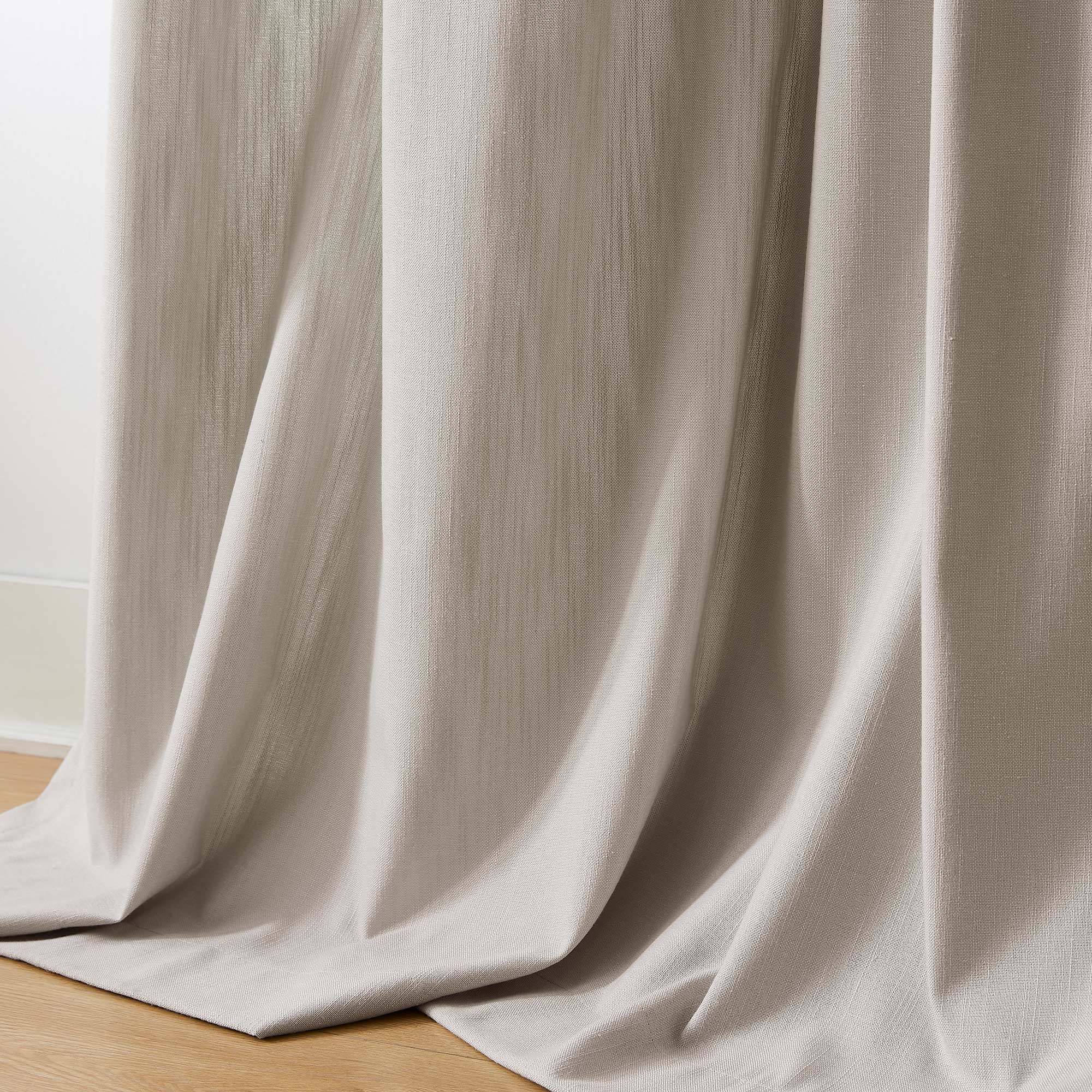 Amelia Solid Texture Cotton Curtains | Subtle Elegance & Light Filtering