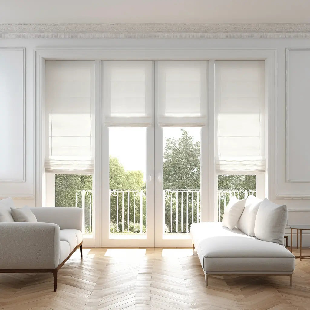French Doors (Semi Sheer-Off-White)