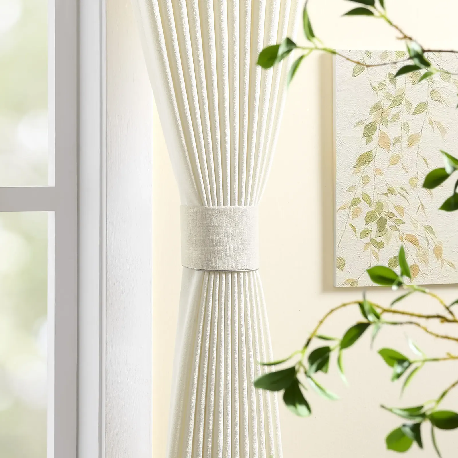 Custom Blackout Linen Curtain for an Elegant Linen Drapery with a Refined Look