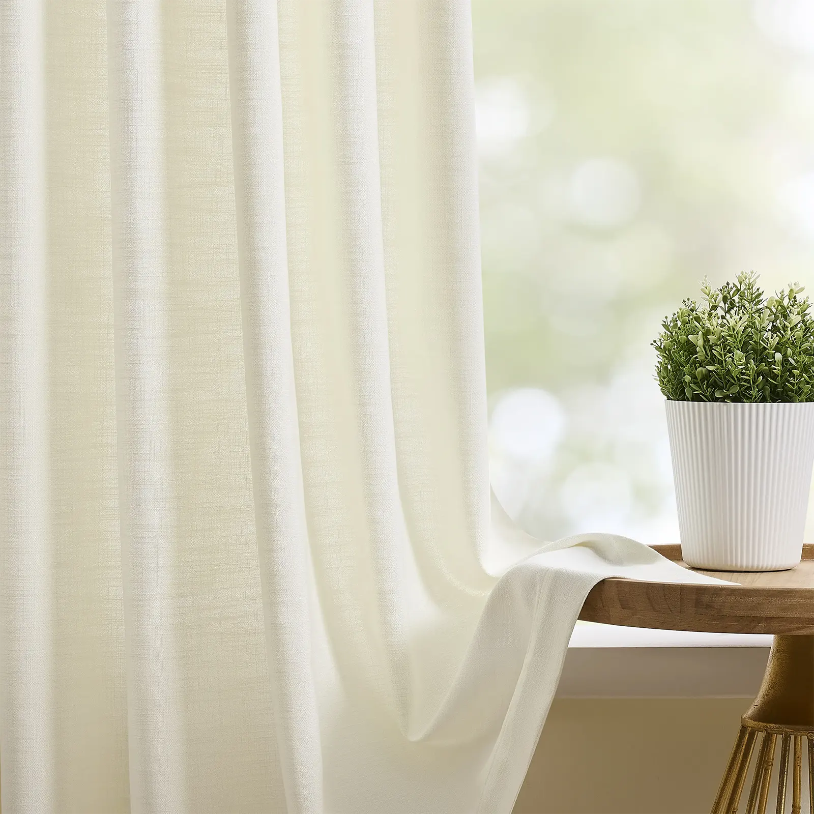 Custom Blackout Linen Curtain for an Elegant Linen Drapery with a Refined Look