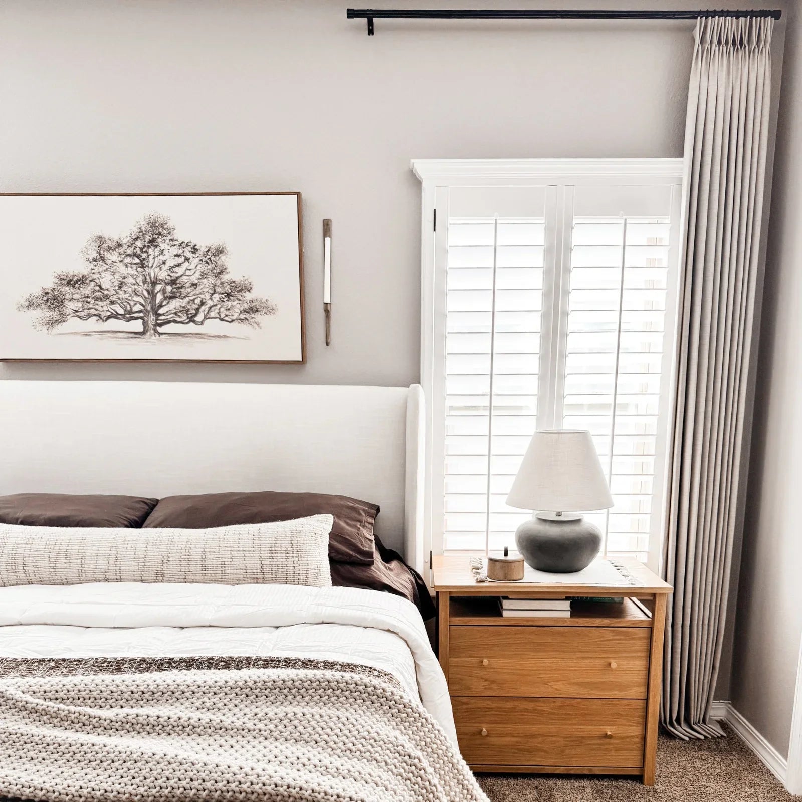 Custom Blackout Linen Curtain for an Elegant Linen Drapery with a Refined Look