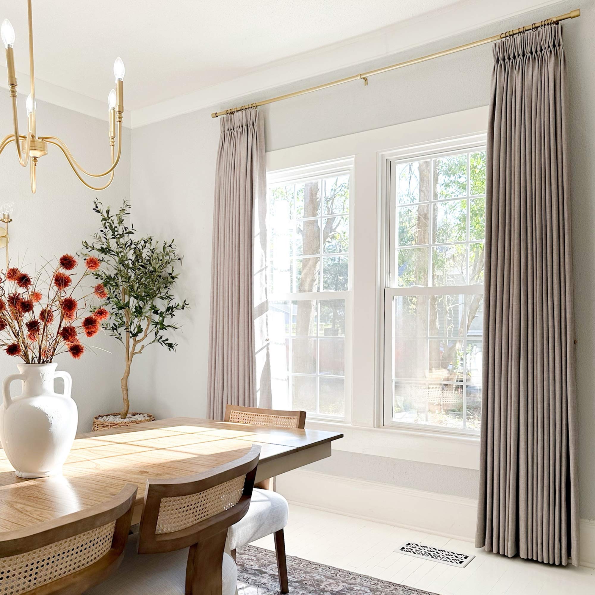 Custom Permanently Flame Resistant Blockout Curtains