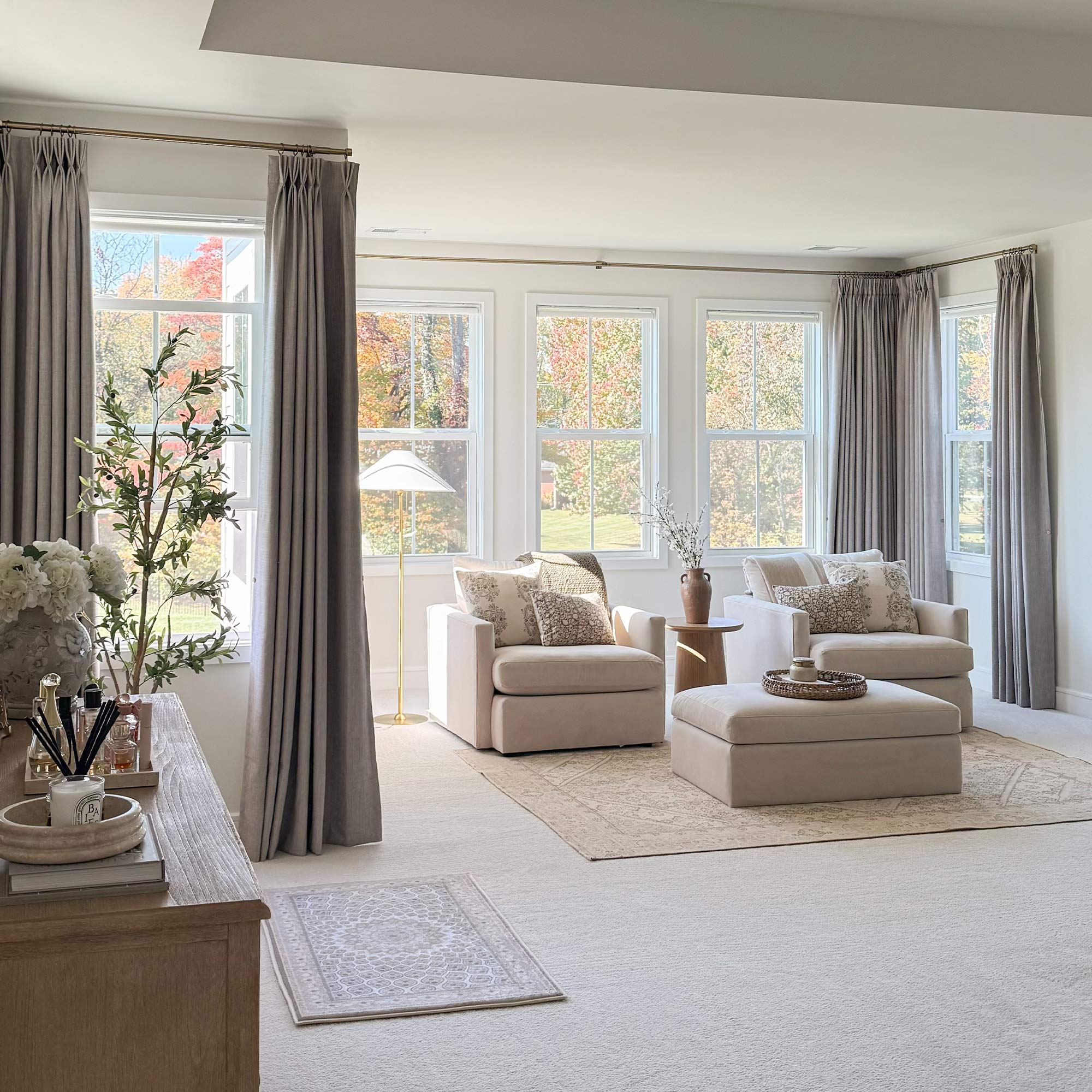 Custom Permanently Flame Resistant Blockout Curtains
