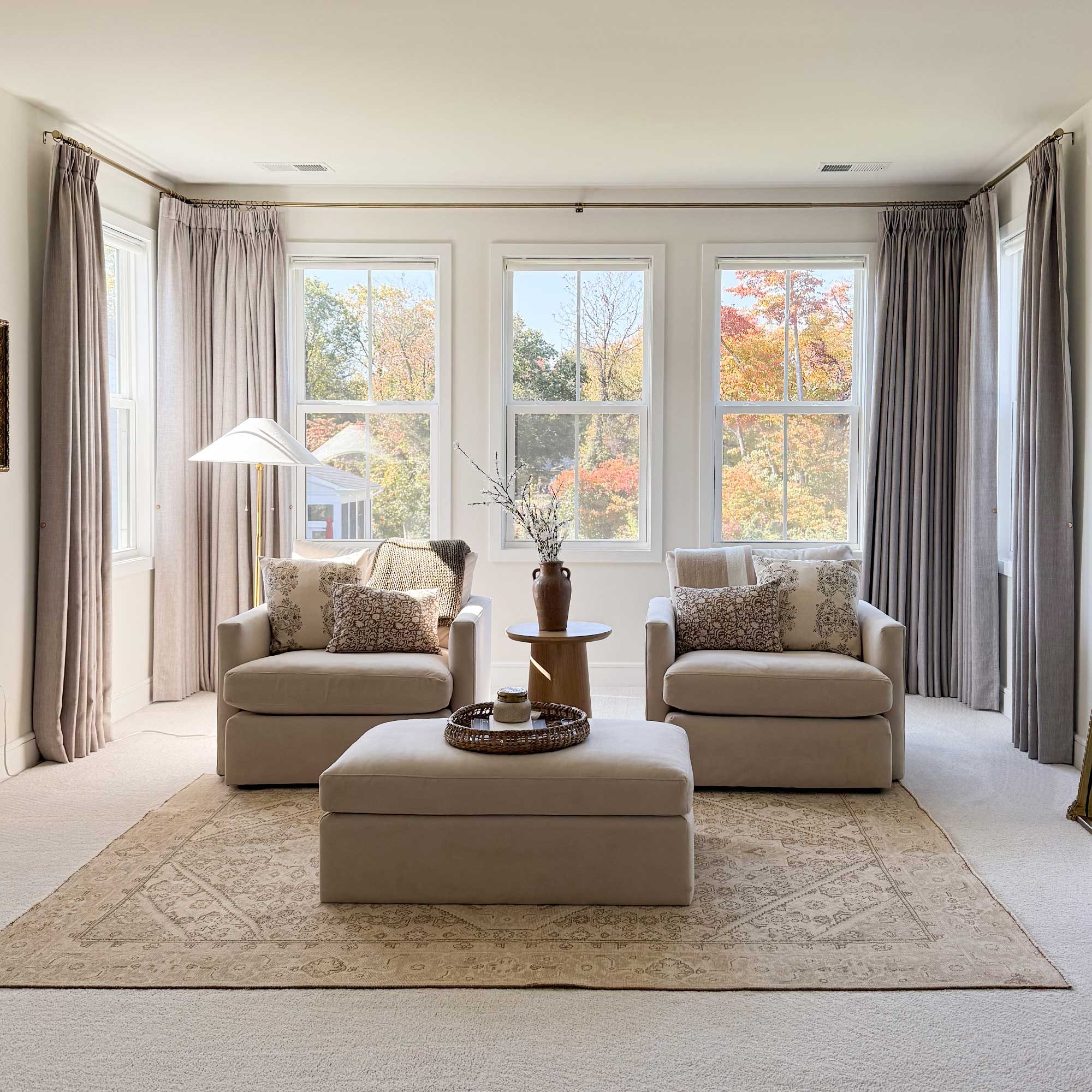 Custom Permanently Flame Resistant Blockout Curtains