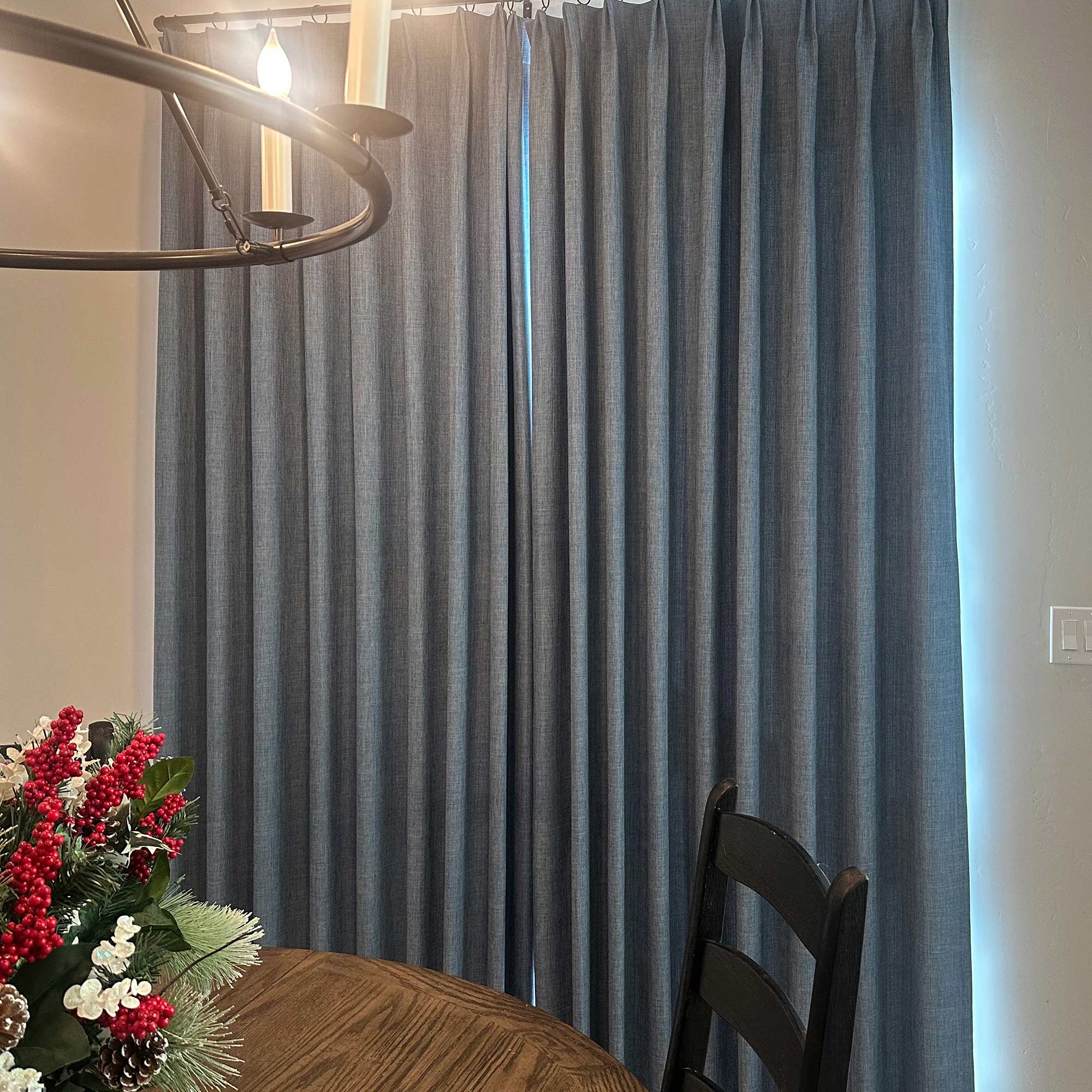 Custom Permanently Flame Resistant Blockout Curtains