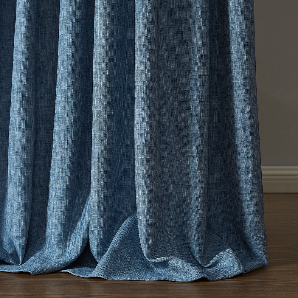 Custom Permanently Flame Resistant Blockout Curtains