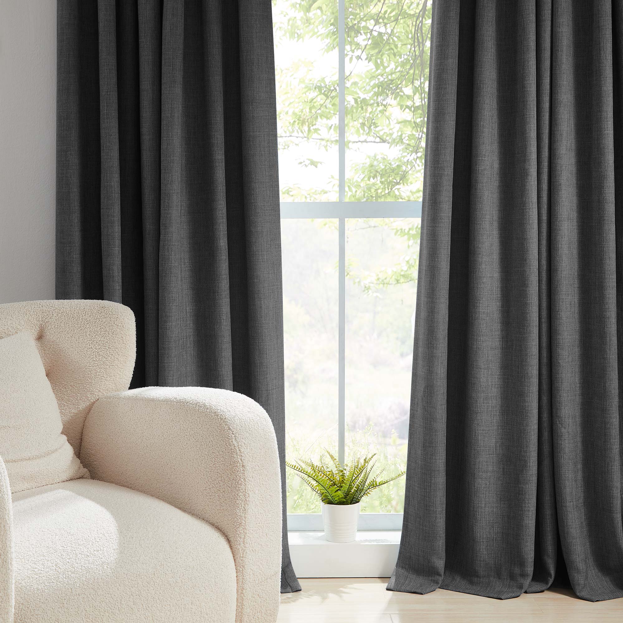 Custom Permanently Flame Resistant Blockout Curtains