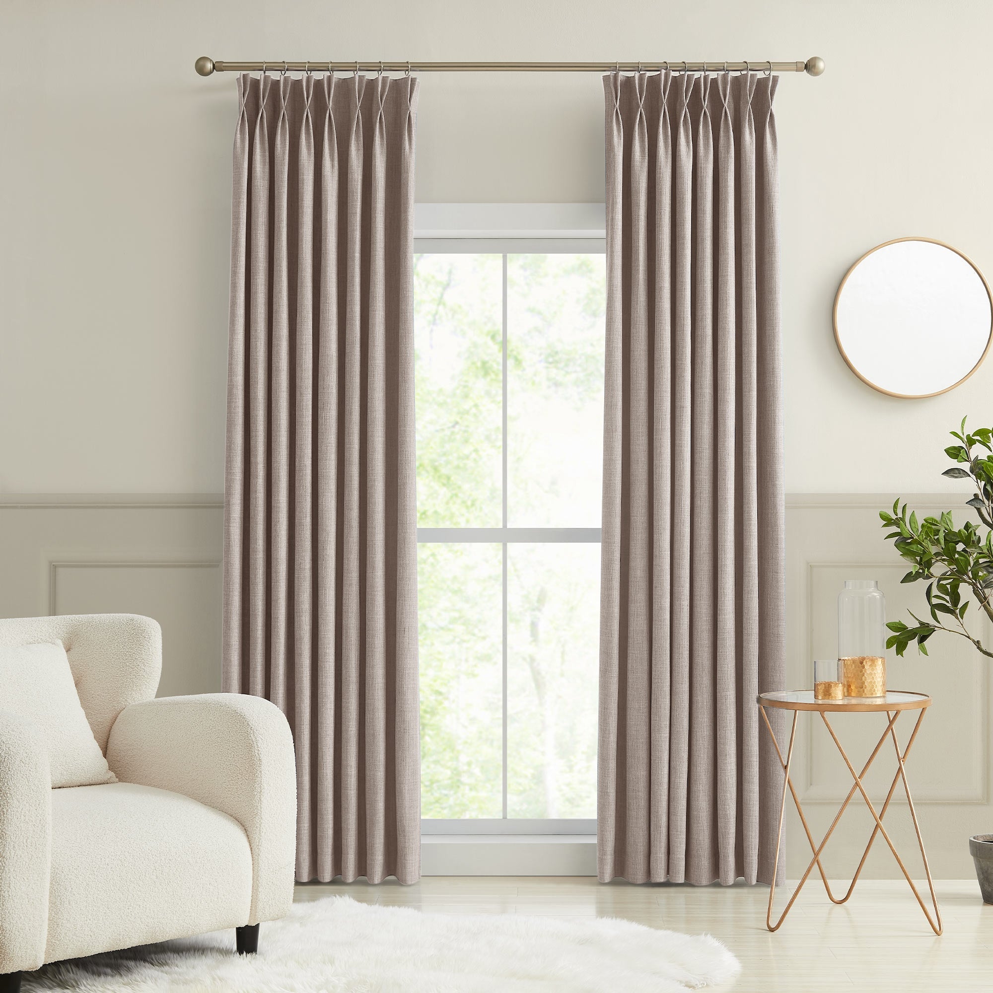 Custom Permanently Flame Resistant Blockout Curtains