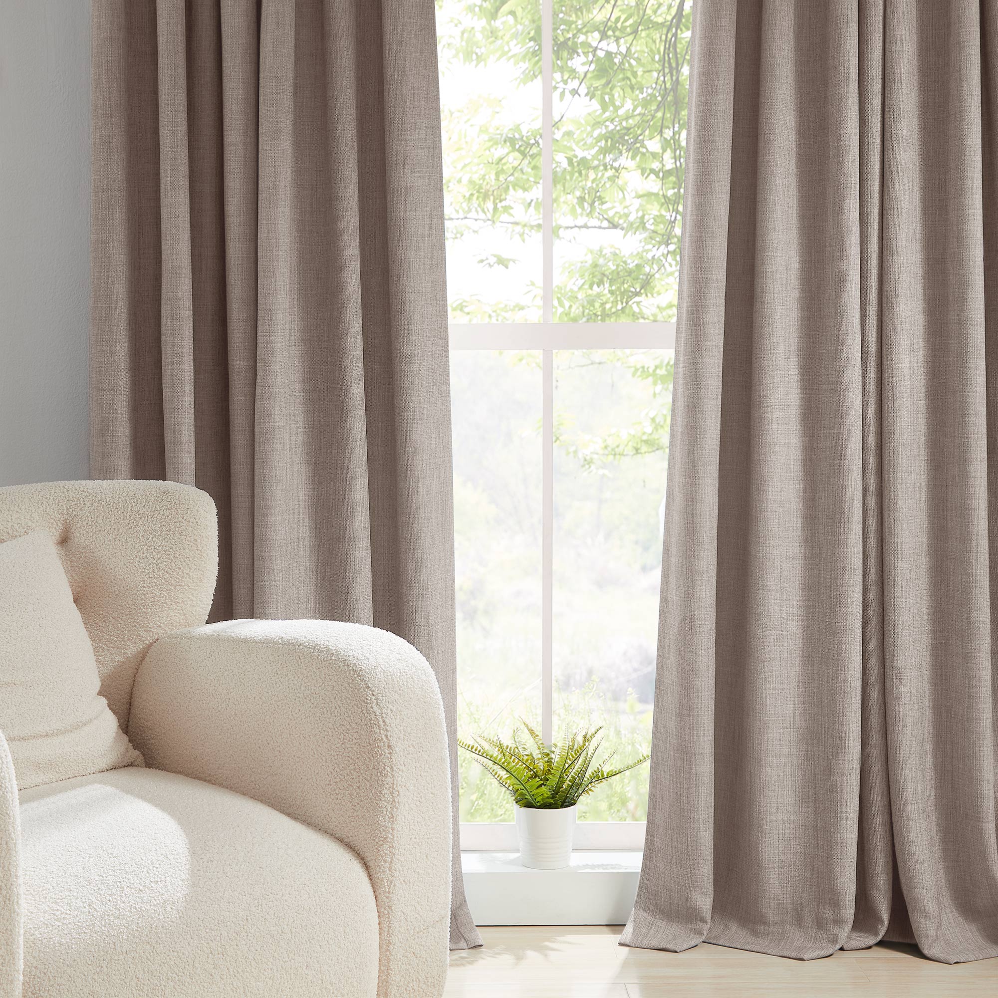 Custom Permanently Flame Resistant Blockout Curtains