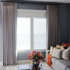 CurtainUK Custom Linen-Blend Curtains – Elegant Luxurious Drapes Tailored for Every Room