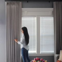 CurtainUK Custom Linen-Blend Curtains – Elegant Luxurious Drapes Tailored for Every Room