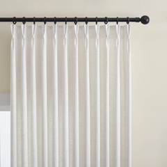 CurtainUK Custom Linen-Blend Curtains – Elegant Luxurious Drapes Tailored for Every Room