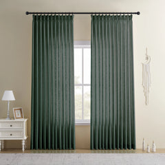 CurtainUK Custom Linen-Blend Curtains – Elegant Luxurious Drapes Tailored for Every Room