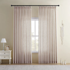 CurtainUK Custom Linen-Blend Curtains – Elegant Luxurious Drapes Tailored for Every Room