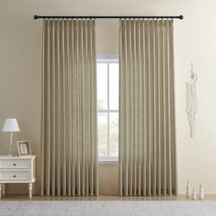 CurtainUK Custom Linen-Blend Curtains – Elegant Luxurious Drapes Tailored for Every Room