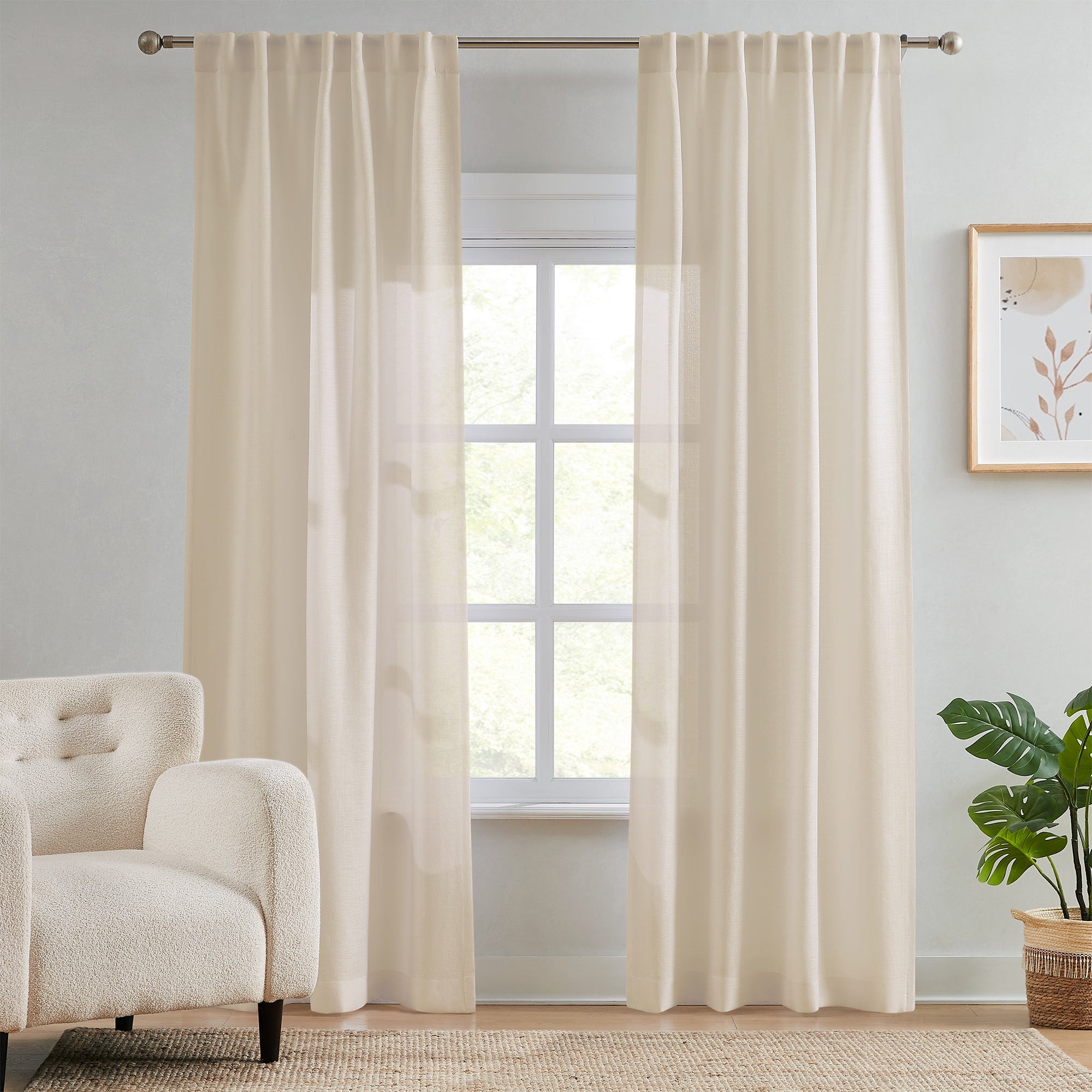 Custom Semi Sheer Curtains