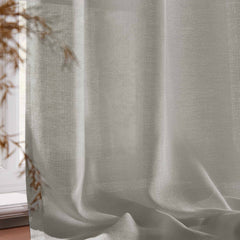 Custom Semi Sheer Door Curtains
