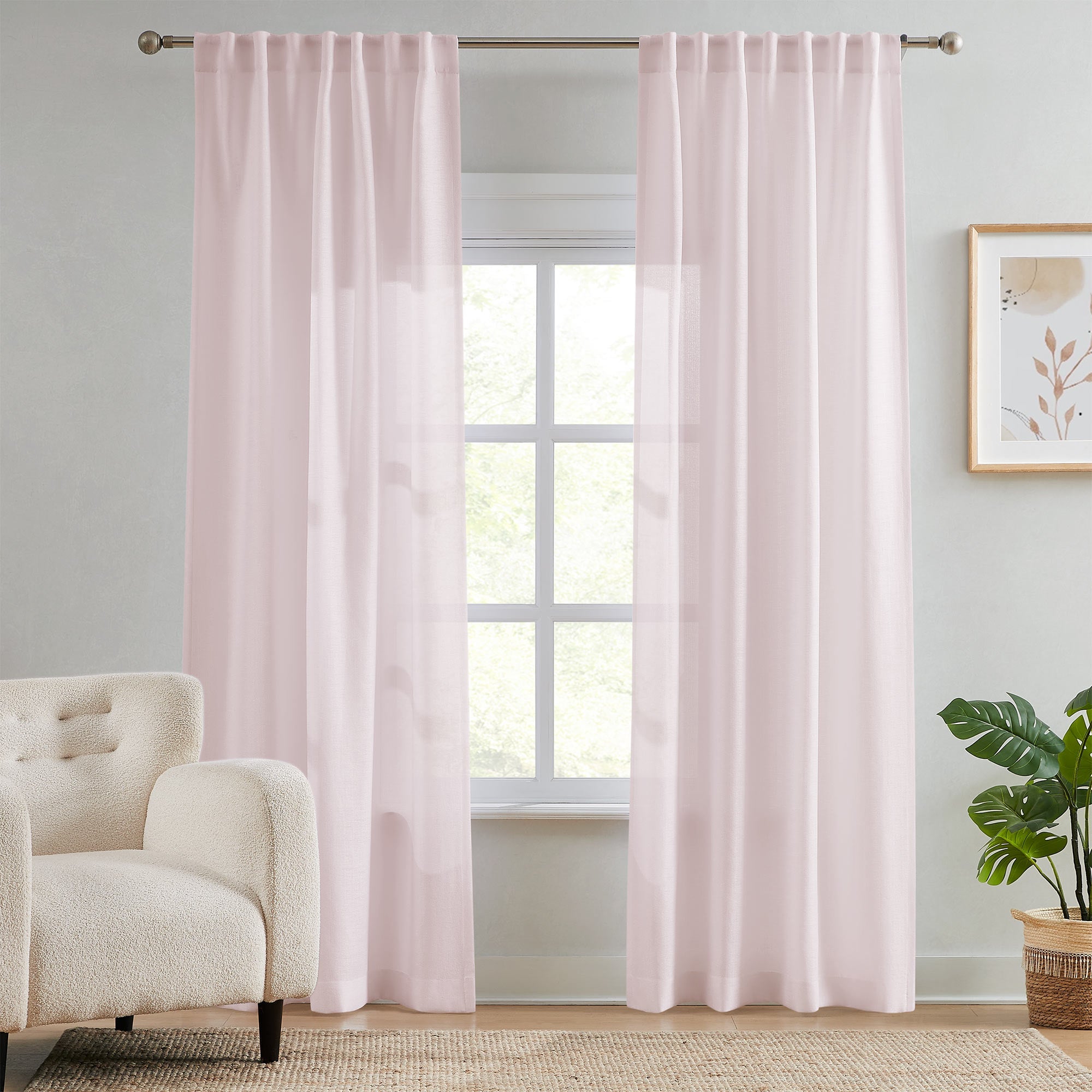 Custom Semi Sheer Curtains