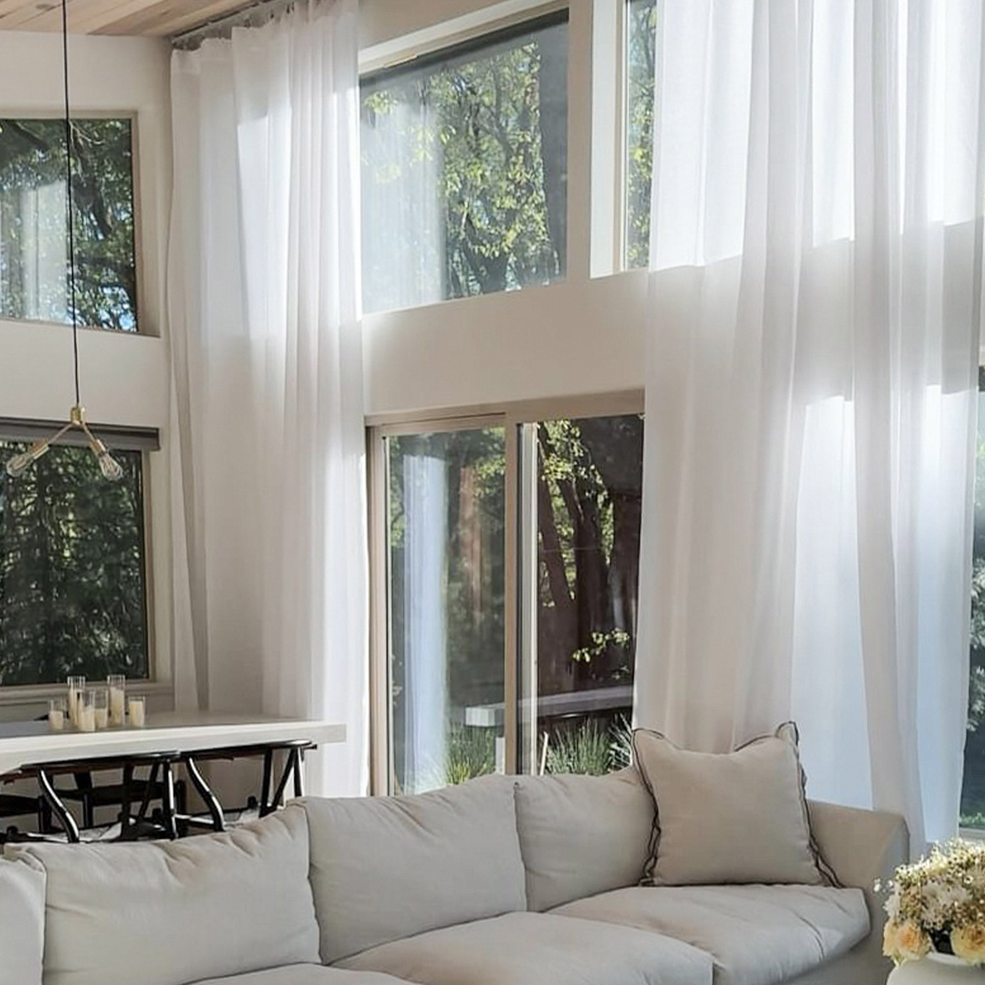 Custom Semi Sheer Curtains