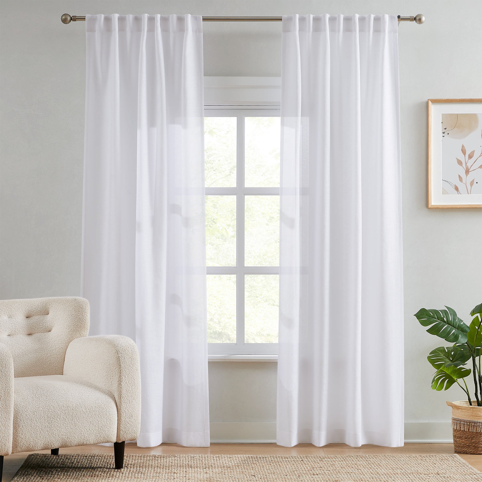 Custom Semi Sheer Curtains