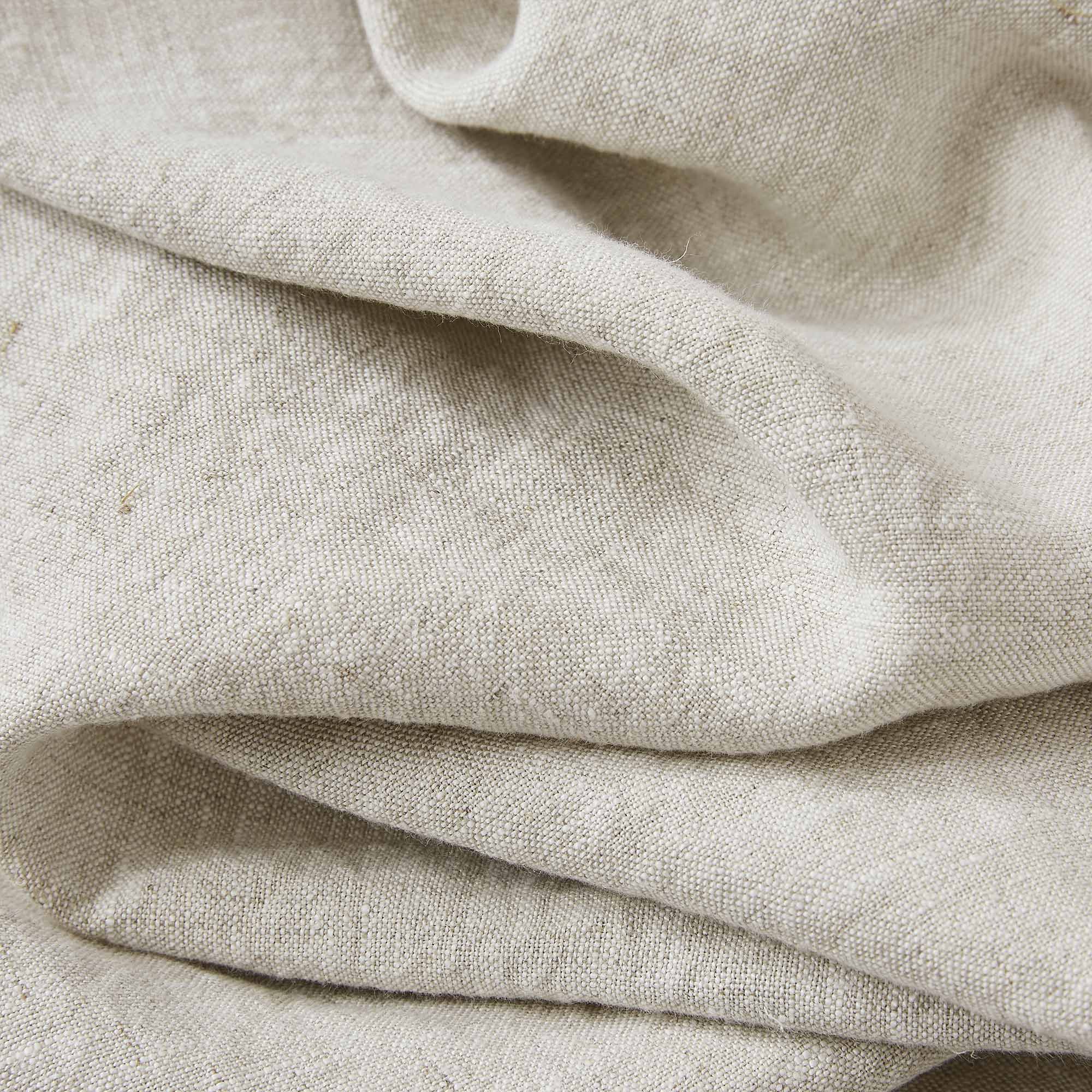 Custom Heavy 100% Blackout Linen Curtains