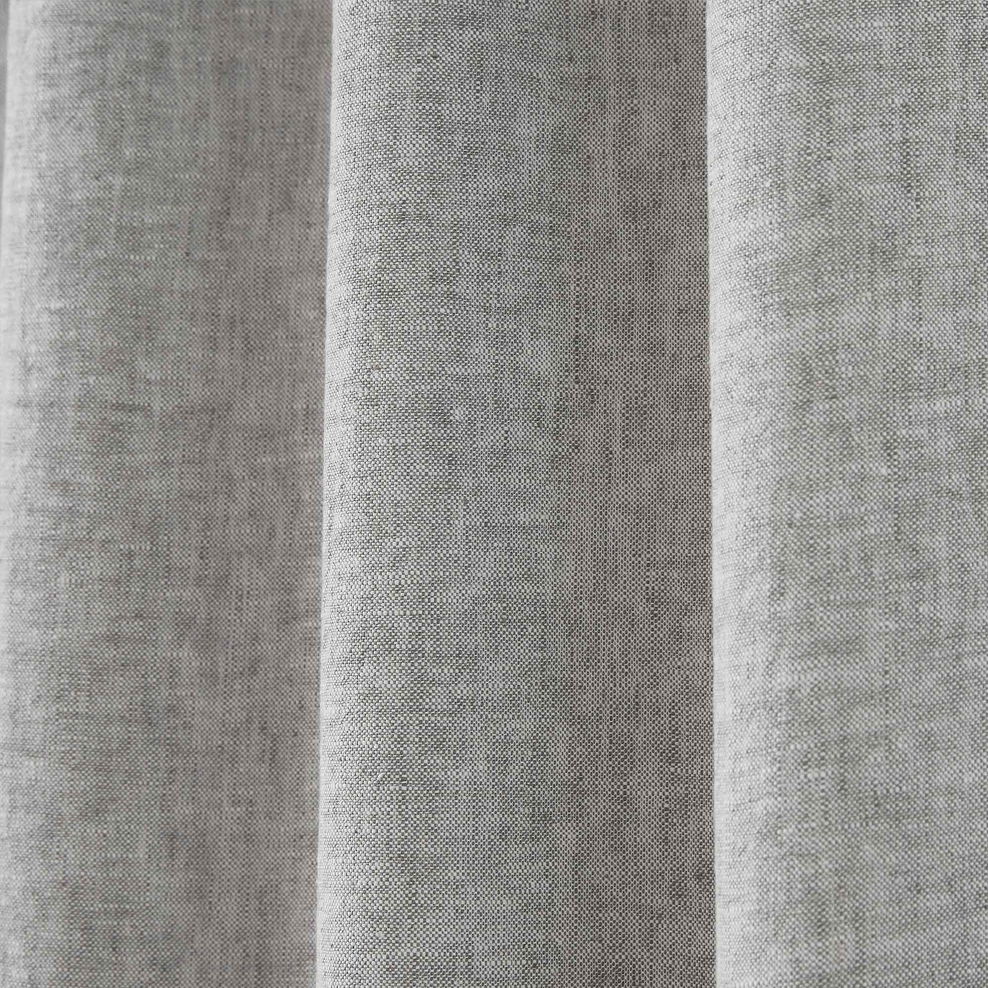 Custom Heavy 100% Blackout Linen Curtains