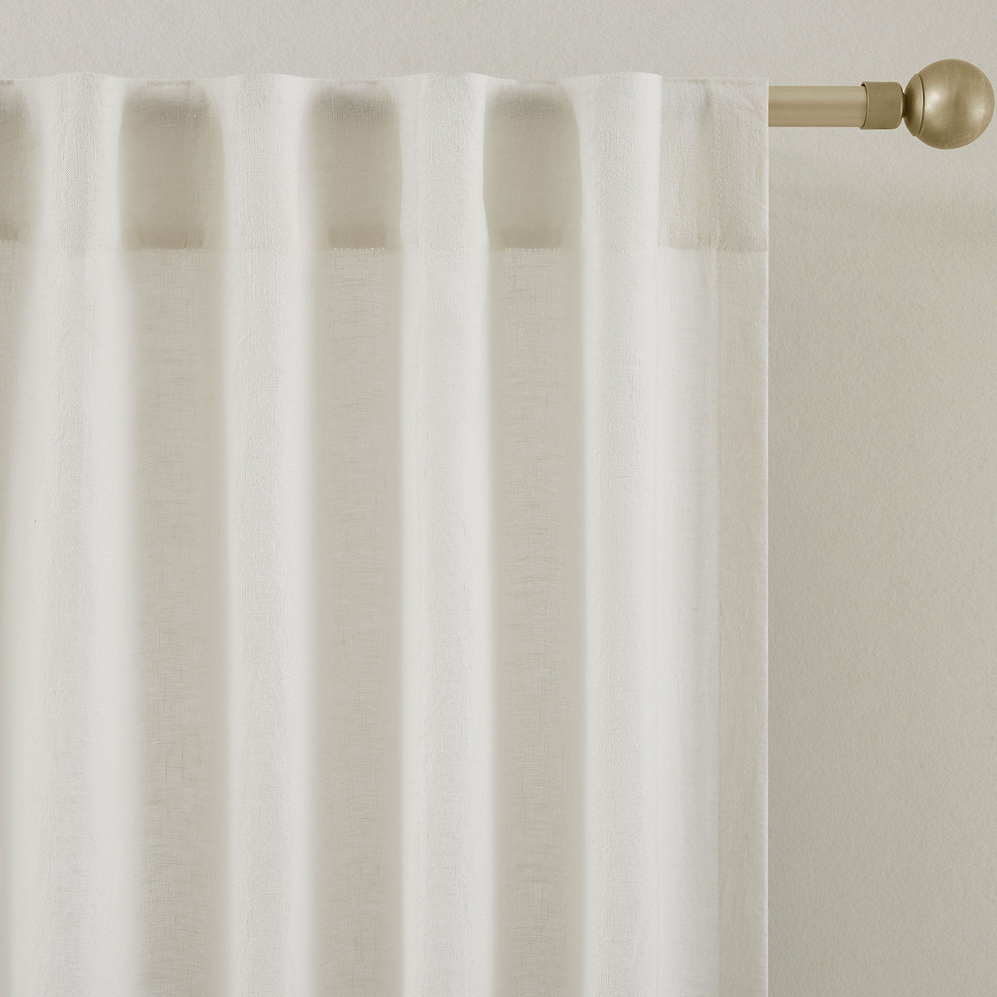 Custom Heavy 100% Blackout Linen Curtains