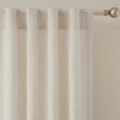 Custom Heavy 100% Blackout Linen Curtains