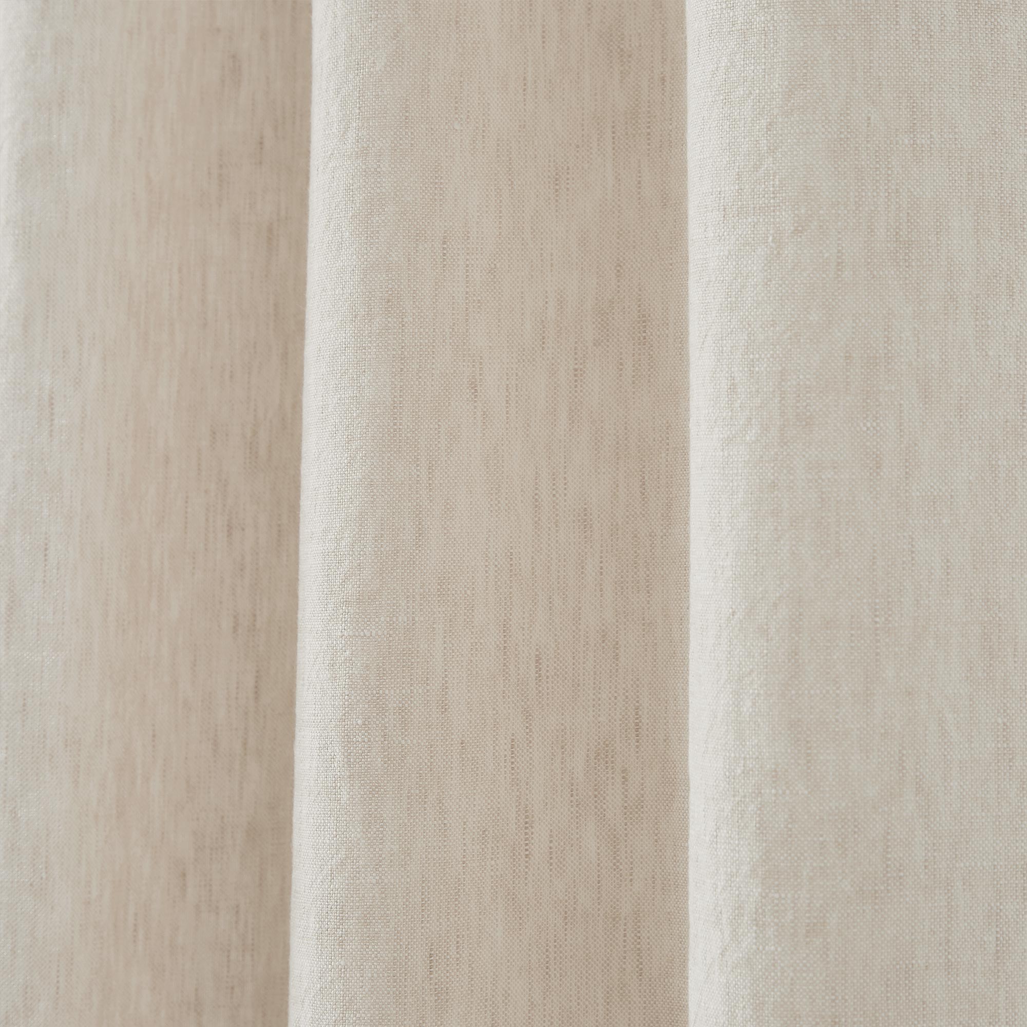 Custom Heavy 100% Blackout Linen Curtains