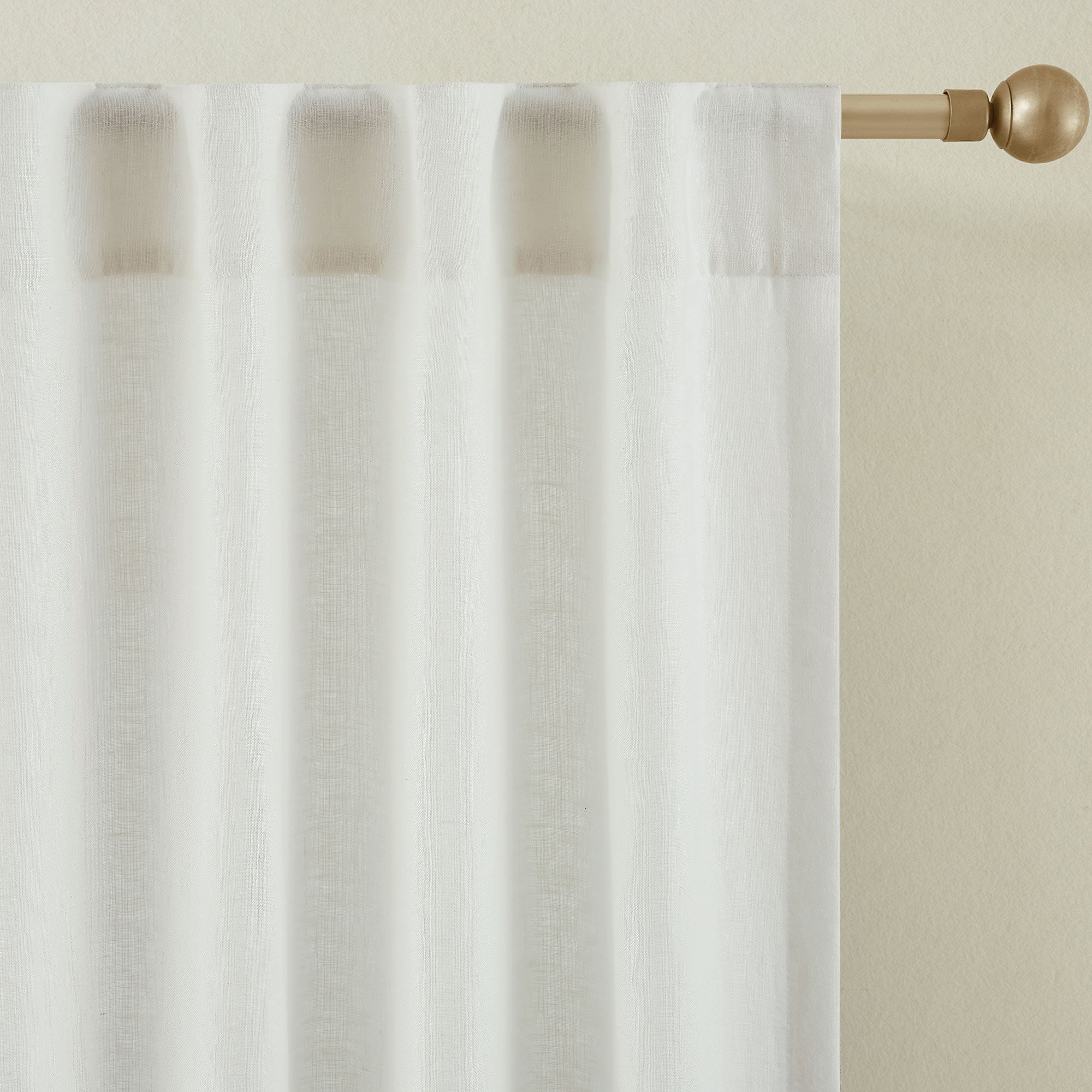Custom Heavy 100% Blackout Linen Curtains
